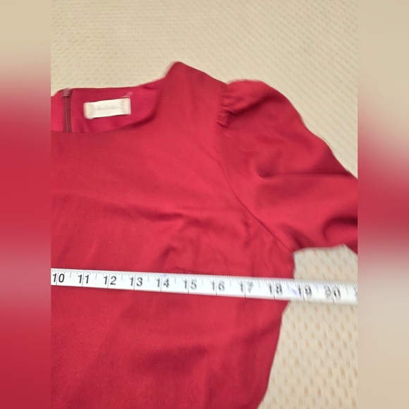 Altar’d State Burgundy Dress Large. Long Sleeve Boho Flowy - Picture 6 of 9